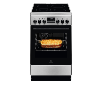 Kuchenka elektryczna ELECTROLUX LKR540266X Termoobieg, Multilevel Cooking - dodatkowy pierścień grzewczy, 50cm